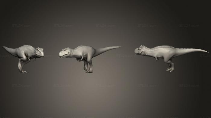 Animal figurines (DINOSAUR LOWPOLY 2, STKJ_0879) 3D models for cnc
